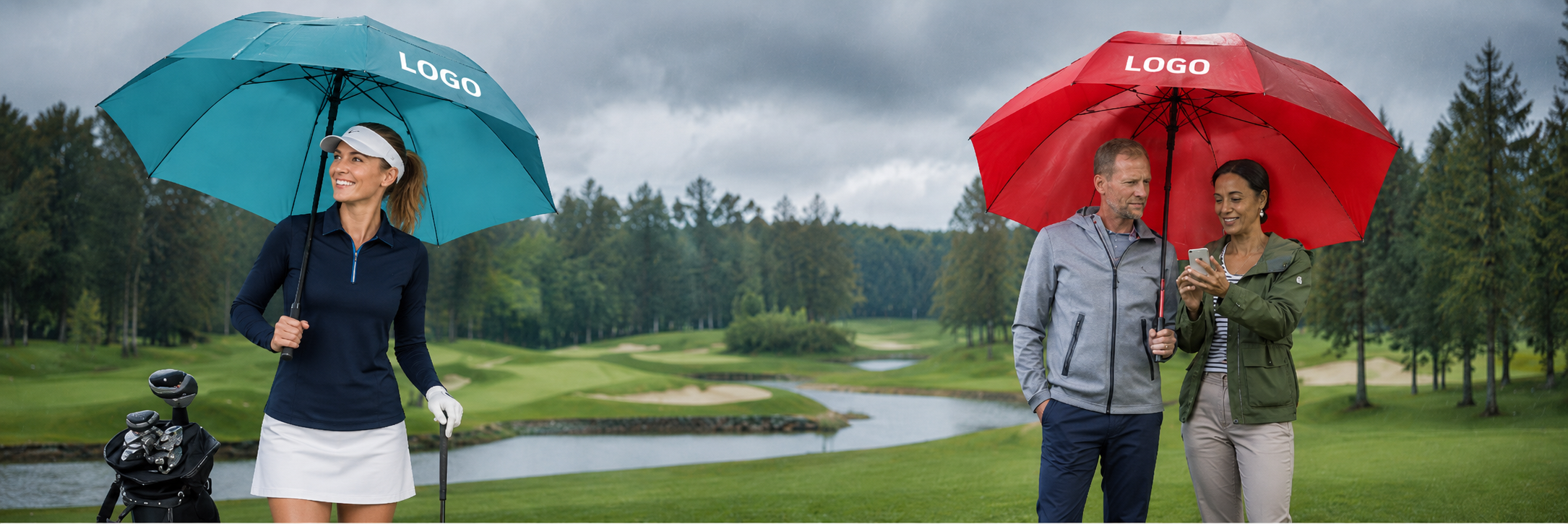 Golf-/Gästeschirme